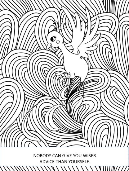 Birds Of A Feather Coloring Pages With QUOTES...Printable - Image 8