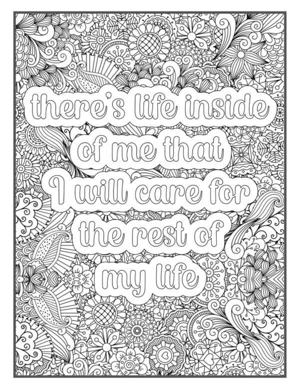 WOMEN - A Beautiful Work Of Art Coloring Pages. PRINTABLE! Digital Download. - Image 7