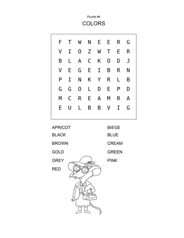 Word Search and Scramble Puzzles for KIDS! PRINTABLE! - Image 6