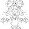 Crystal Queen Women Coloring Pages! PRINTABLES...Digital Download.. - Image 8