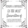 WOMEN - A Beautiful Work Of Art Coloring Pages. PRINTABLE! Digital Download. - Image 16