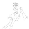 Talented Female Ice Skaters Coloring Pages! PRINTABLES.. Digital Download - Image 11