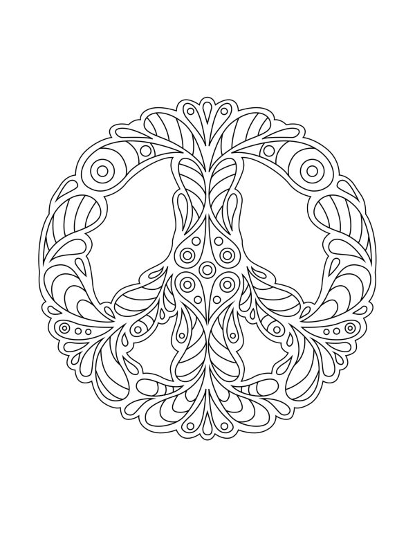 THAT HIPPIE GROOVE Coloring Pages! PRINTABLES... Digital Download... - Image 11