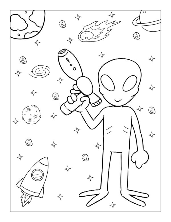 Outer Space Activities For KIDS! PRINTABLE - Image 7