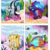 30 Tropical Fish Under The Sea Coloring Pages-Digital Download - Image 2