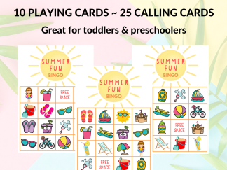 Summer Bingo - Summer Fun Bingo - Summertime Activities