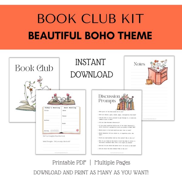 Boho Book Club Kit