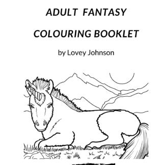 Adult fantasy coloring
