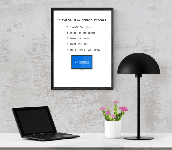 Software Engineer Funny Wall Art, Gift for Programmer, Set of Digital Prints, Debugging Humor, Funny Definition - Image 7