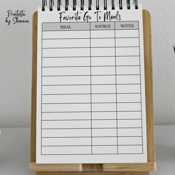 Weekly & Monthly Meal Plan, Grocery List, Kitchen Conversion Chart & More - Image 2
