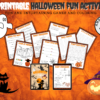 Printable Halloween Games| Halloween party games| Printable Games| Halloween Games| Halloween coloring|Instant Download