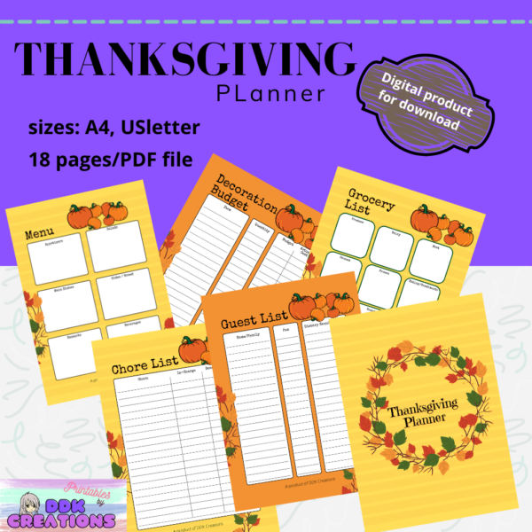 Thanksgiving Planner