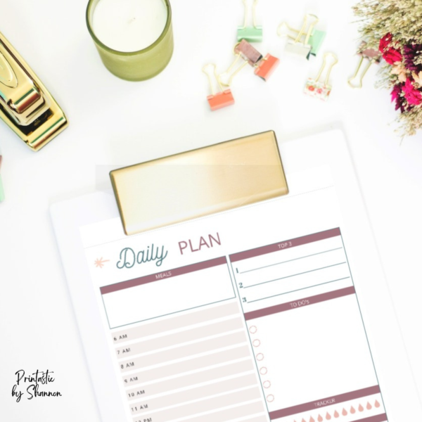 Simple Minimal Undated Planner | 3 Cover Options | Printable - Image 6