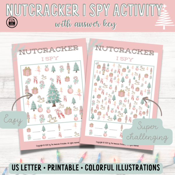 NUTCRACKER I SPY PRINTABLE ACTIVITY