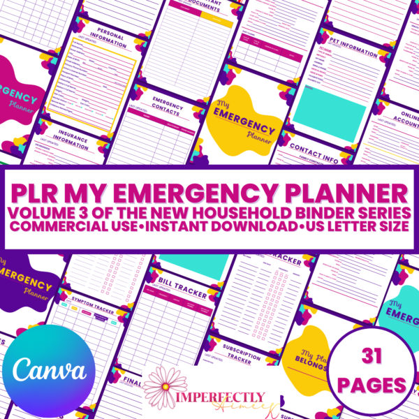 PLR My Emergency Planner