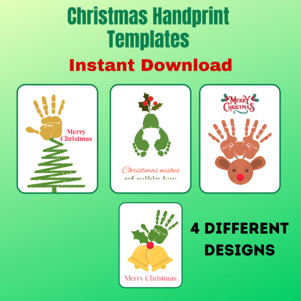 Christmas Handprint Templates