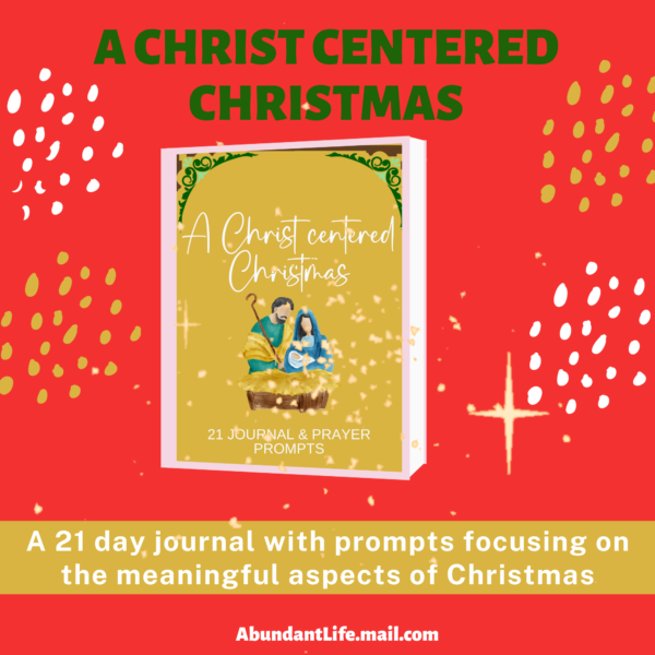 A 21 Page Christ-centered Christmas Journal