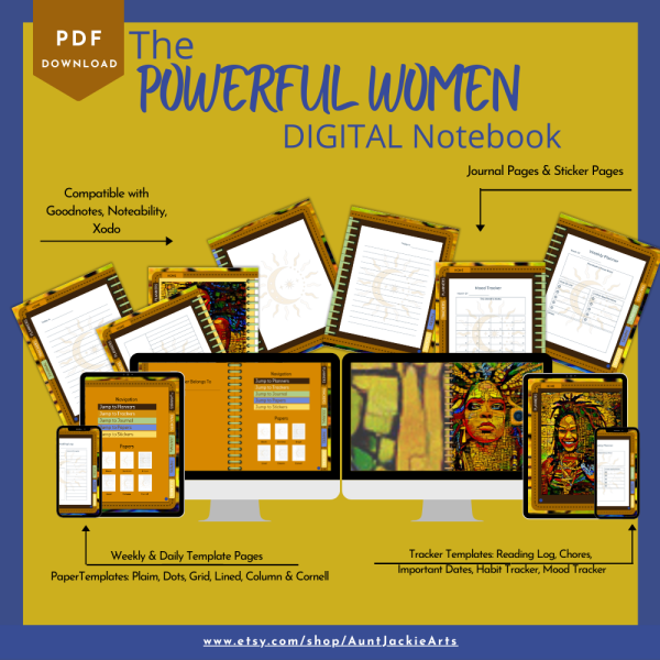 Powerful Women Digital Notebook