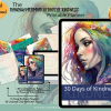 Undated Print PLANNER, Mermaid Rainbow - 30 Days of Kindness Planner, Daily Start Monday, Daily Start Sunday, Reflections Pages, US Letter