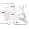 HABIT TRACKER, Daily, Weekly, Monthly, Yearly, 100 Day Challenge, Printable Planner Template, US Letter, Dream Catcher, Download
