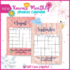 Kawaii Monthly Calendar - Undated - Image 2