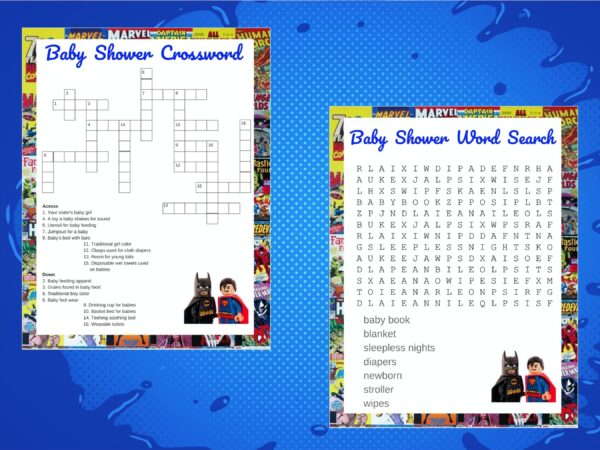 Superhero Baby Shower Games - Image 2