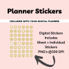 2023 Digital Planner for Smartphones - Gold Teal Art Deco Design - Image 7