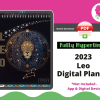 Leo 2023 Digital Planner - Dated & Hyperlinked
