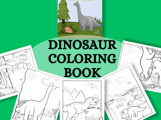 Dinosaur Coloring Book