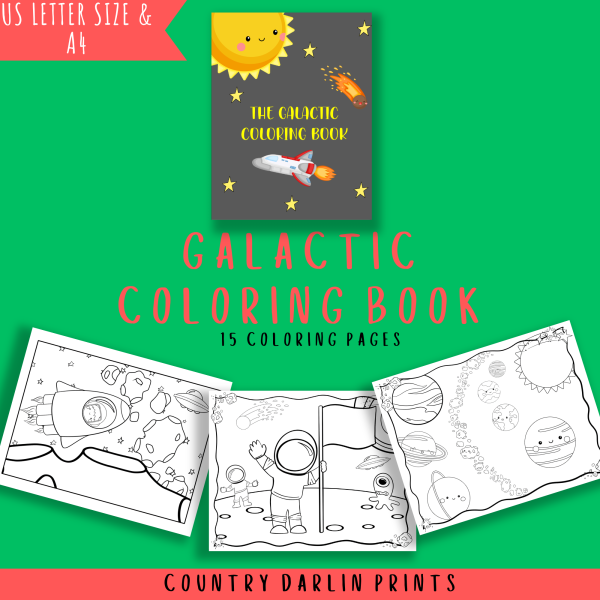 Galactic Coloring Book