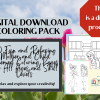 60 Fun and Relaxing Mother and Child Themed Coloring Pages for All Ages and Skill Levels | Digital Download | Gifts for Mother | Dot to Dot