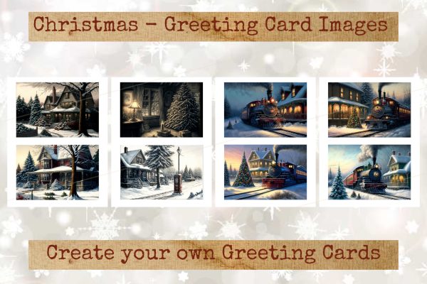 Vintage Holiday Season Card Images #02
