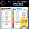 POTTY TRAINING Daily Log Printable Report Tracker