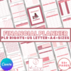 Chic Financial Planner with PLR License comes with 56 pages of Canva templates in sizes US Letter, and A4