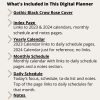 2023 Digital Planner for Smartphones - Gothic - Image 2