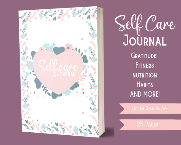 Self Care Planner (Health and Wellbeing) - Gratitude Journal, Fitness Tracker, Habit Tracker and more - Image 3
