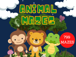 Mazes Activity Sheets For Kids - MEGA BUNDLE of 799 Mazes! (Printable Activities For Kids