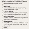 2023 Digital Planner for Smartphones - Be True to Yourself Always Follow Your Heart - Image 2