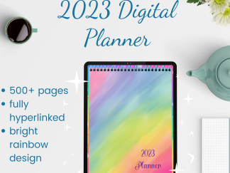 2023 Rainbow Digital Planner