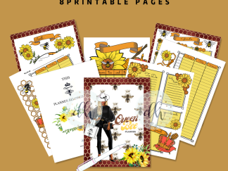 Queen Bee Printable Undated Planner