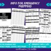 Emergency Planning Worksheets