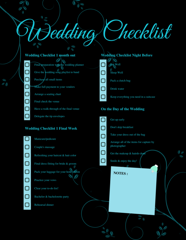 Blue and Black Wedding Invitation Bundle (Canva Editable / Printable) - Image 6