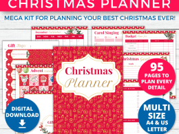 Christmas Planner Printables Bundle | Holiday Planning Ideas