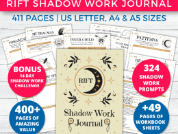 RIFT Shadow Work Journal | Mega Bundle Printable Kit With Prompts