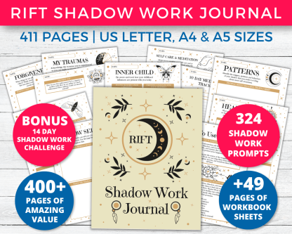 RIFT Shadow Work Journal | Mega Bundle Printable Kit With Prompts