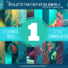 DIGITAL PAPER Bundle - Set 001 - Realistic Fantasy Ocean Animals - Papers Pack 12 - 12x12 - jpg png - 5000px Abstract