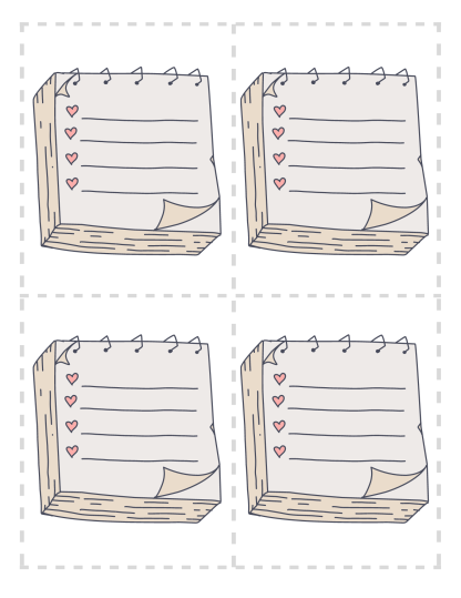 Printable Blank Lunch Box Notes for Kids - Image 7