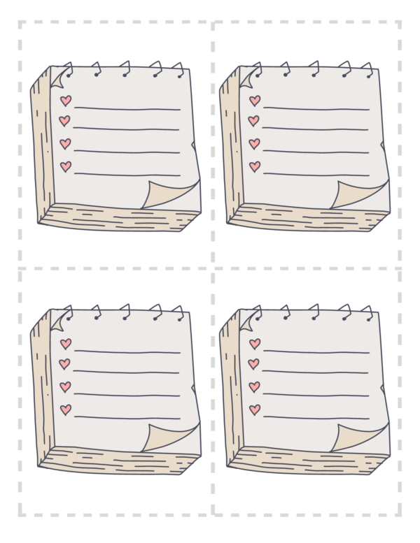 Printable Blank Lunch Box Notes for Kids - Image 7