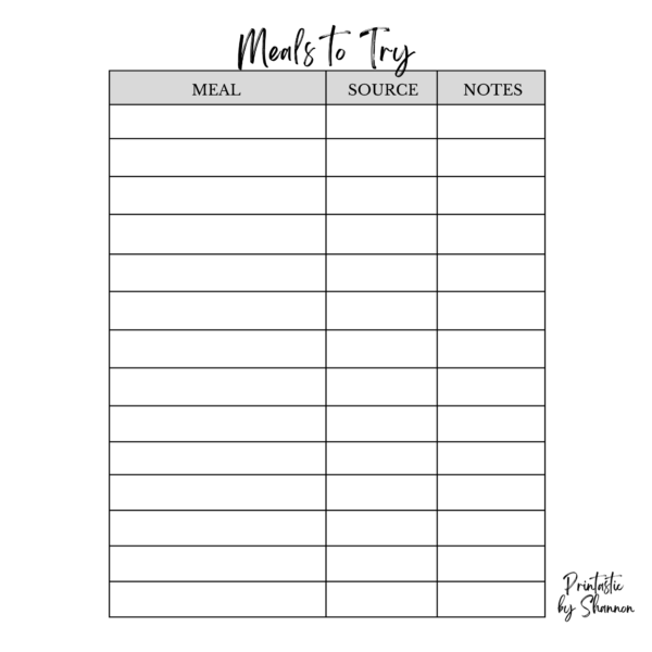 Weekly & Monthly Meal Plan, Grocery List, Kitchen Conversion Chart & More - Image 10