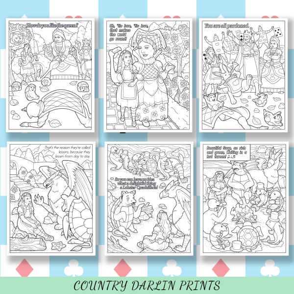 Alice In Wonderland Coloring Pages - Image 8